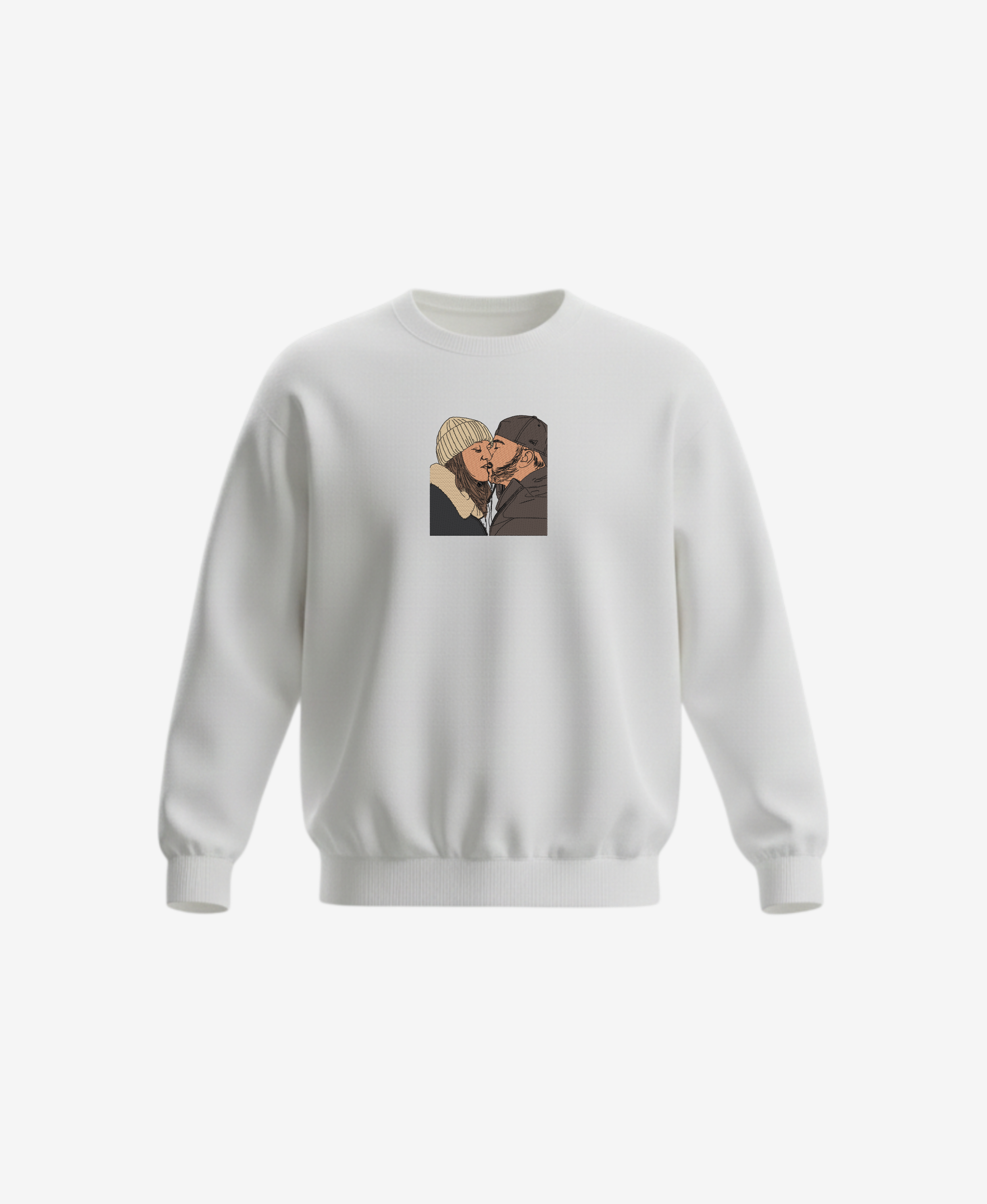 Mikina s výšivkou vlastní fotky - bez kapuce