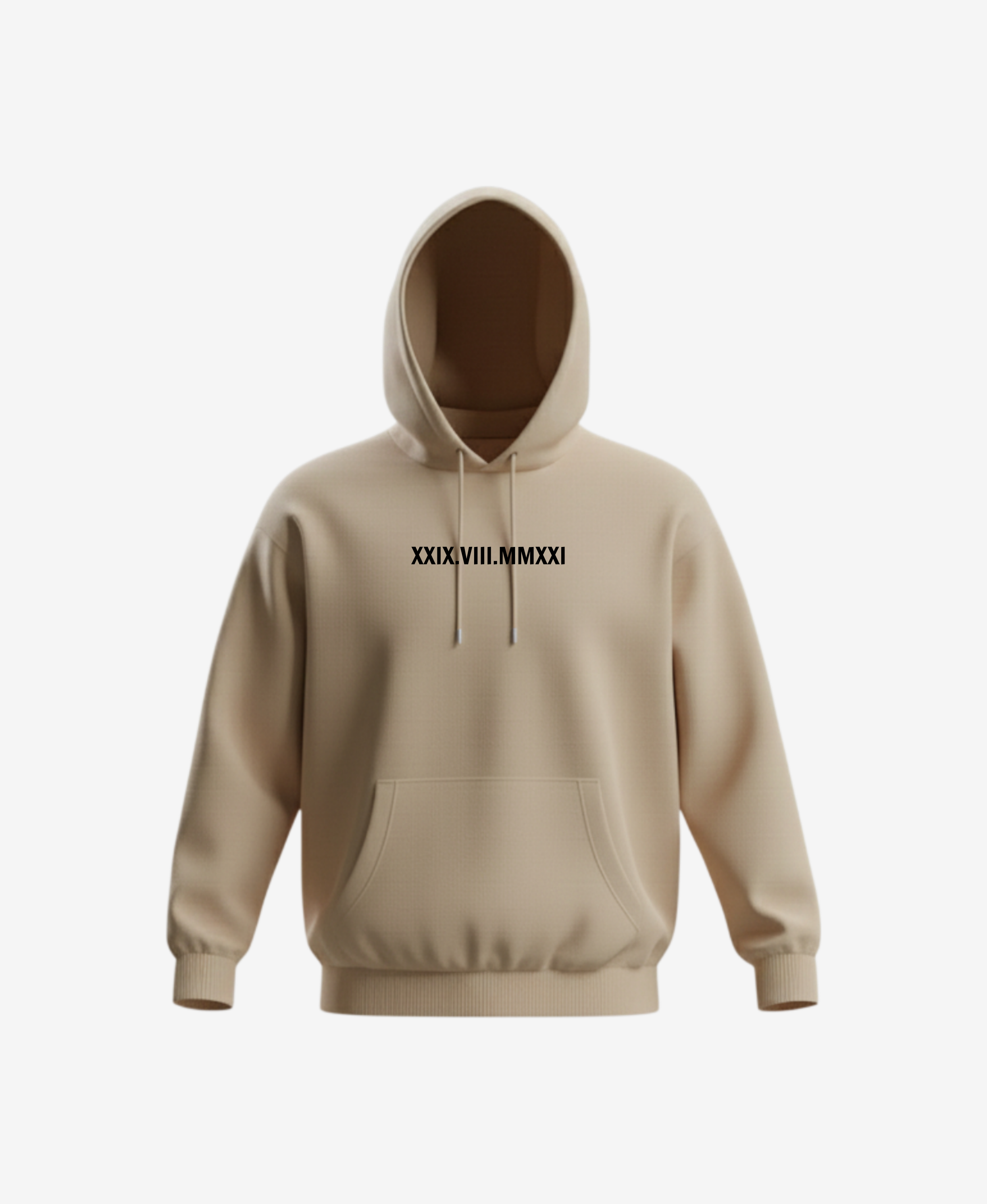 Mikina s výšivkou vlastního textu - s kapucí