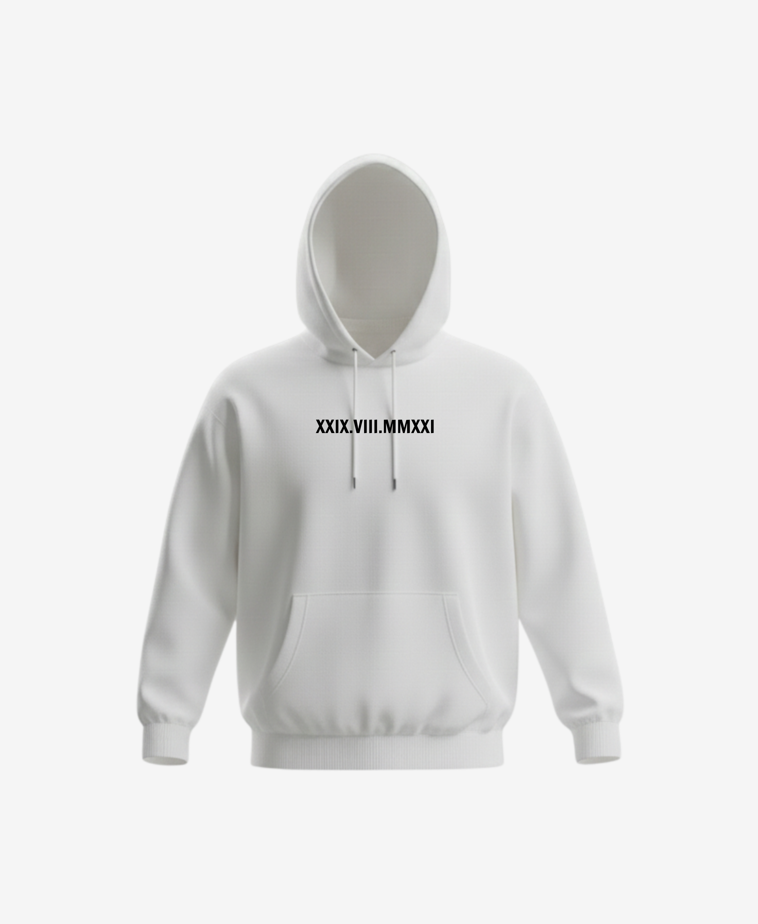 Mikina s výšivkou vlastního textu - s kapucí