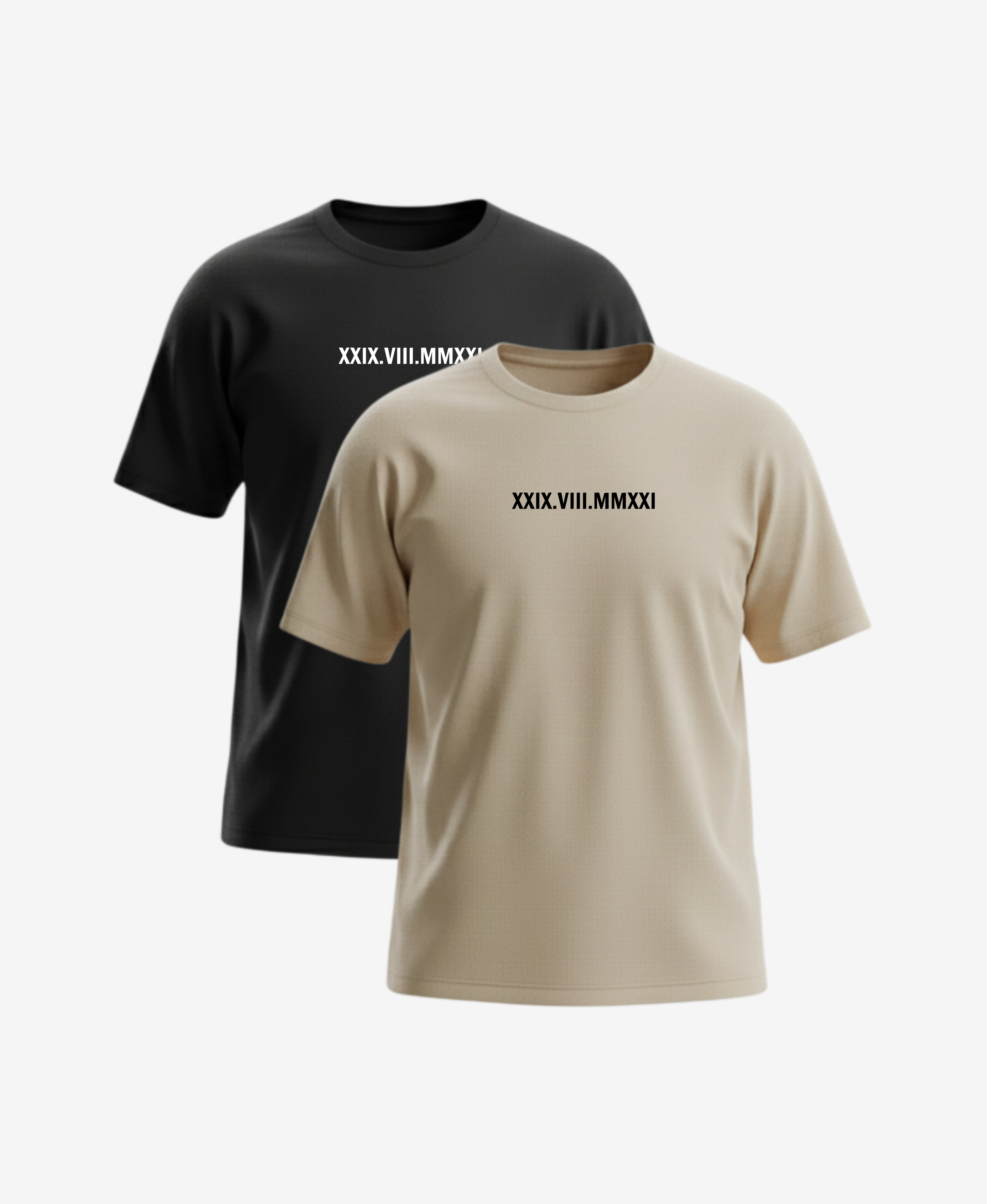 Párová trička s výšivkou vlastího textu