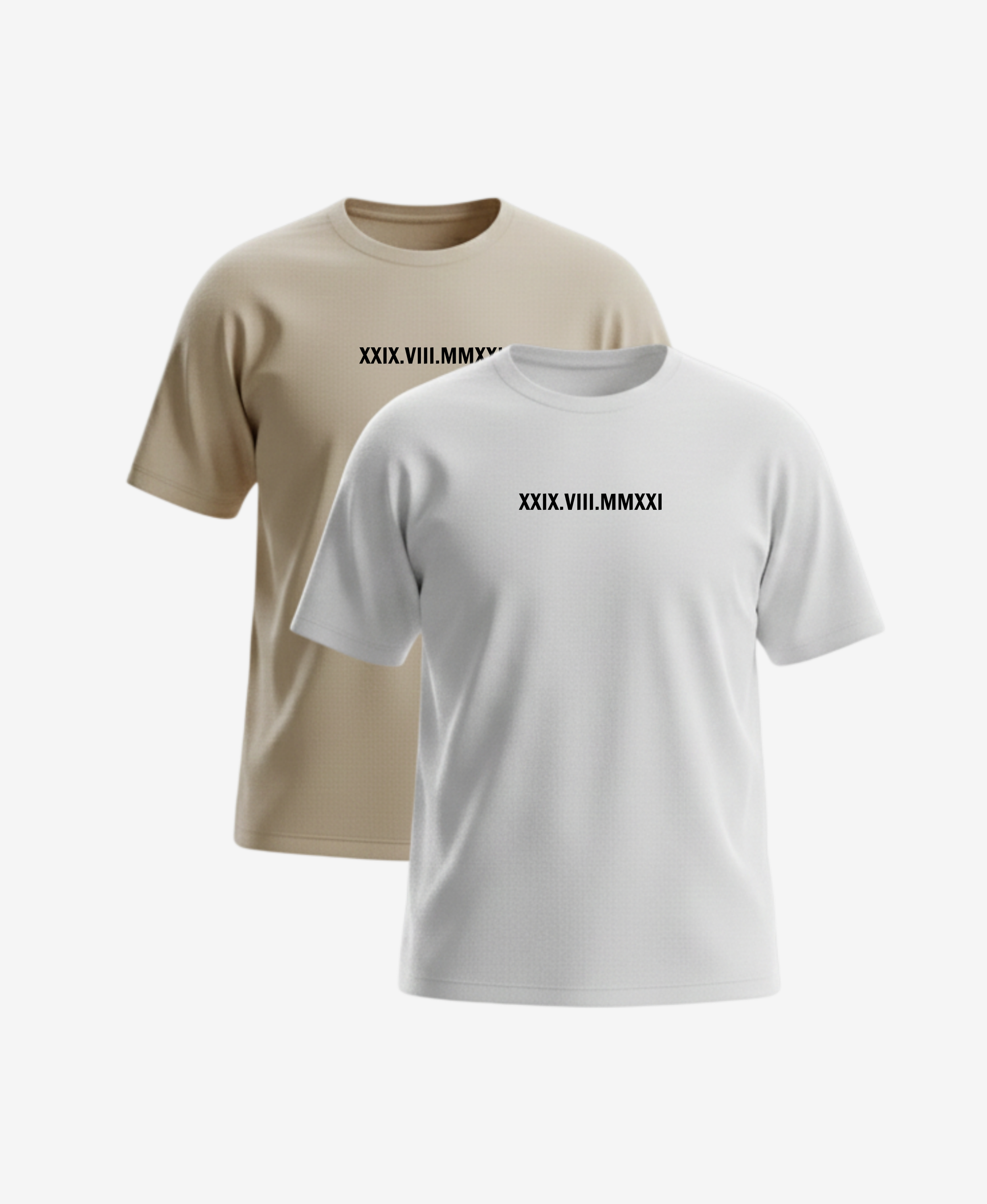 Párová trička s výšivkou vlastího textu