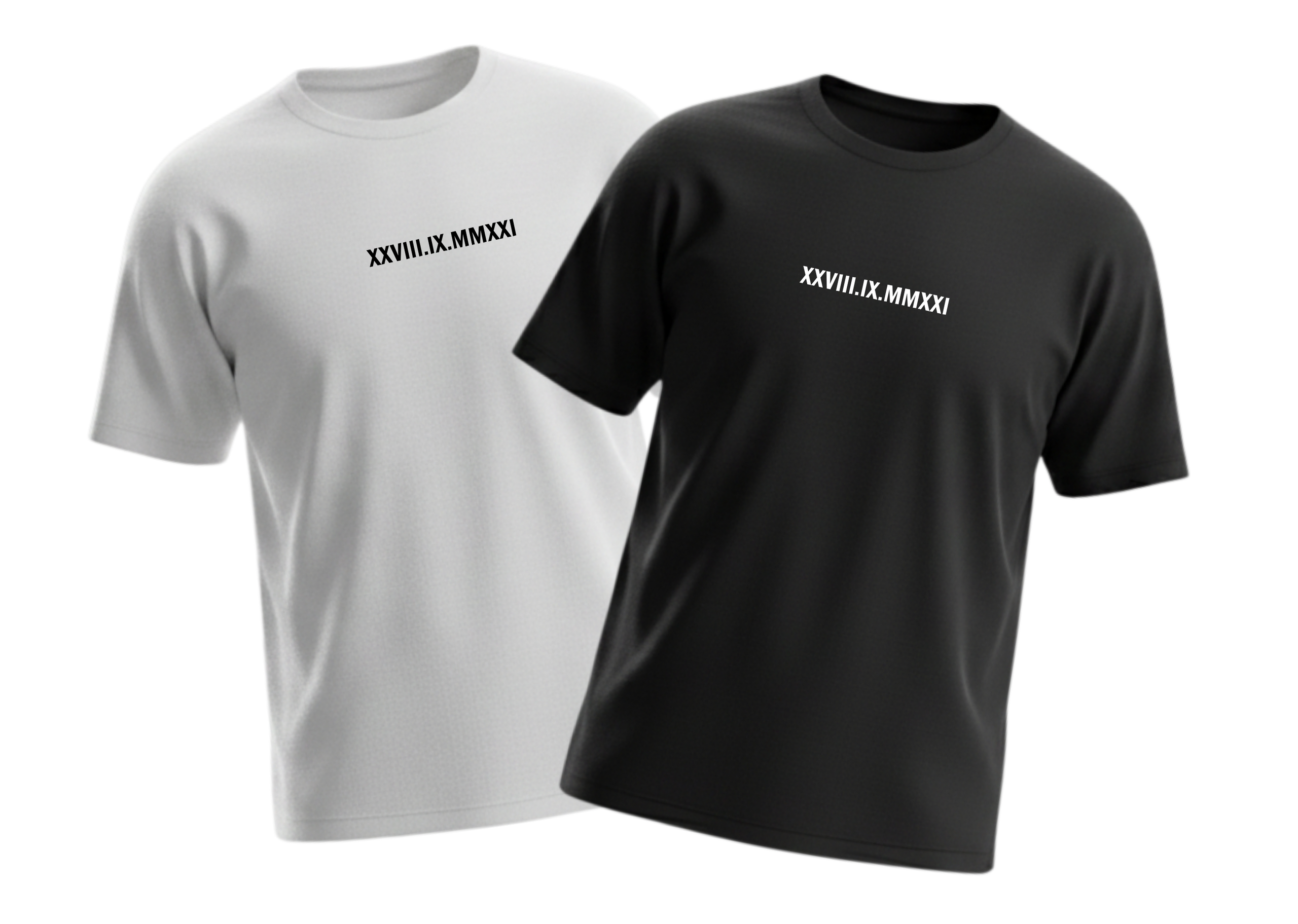 Párová trička s výšivkou vlastího textu